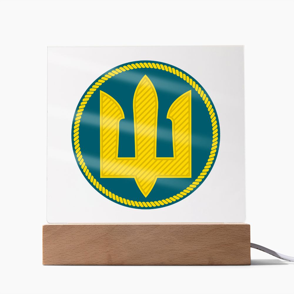 Marine Infantry (Ukraine) - Square Acrylic Plaque