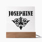 Josephine v01 - Square Acrylic Plaque