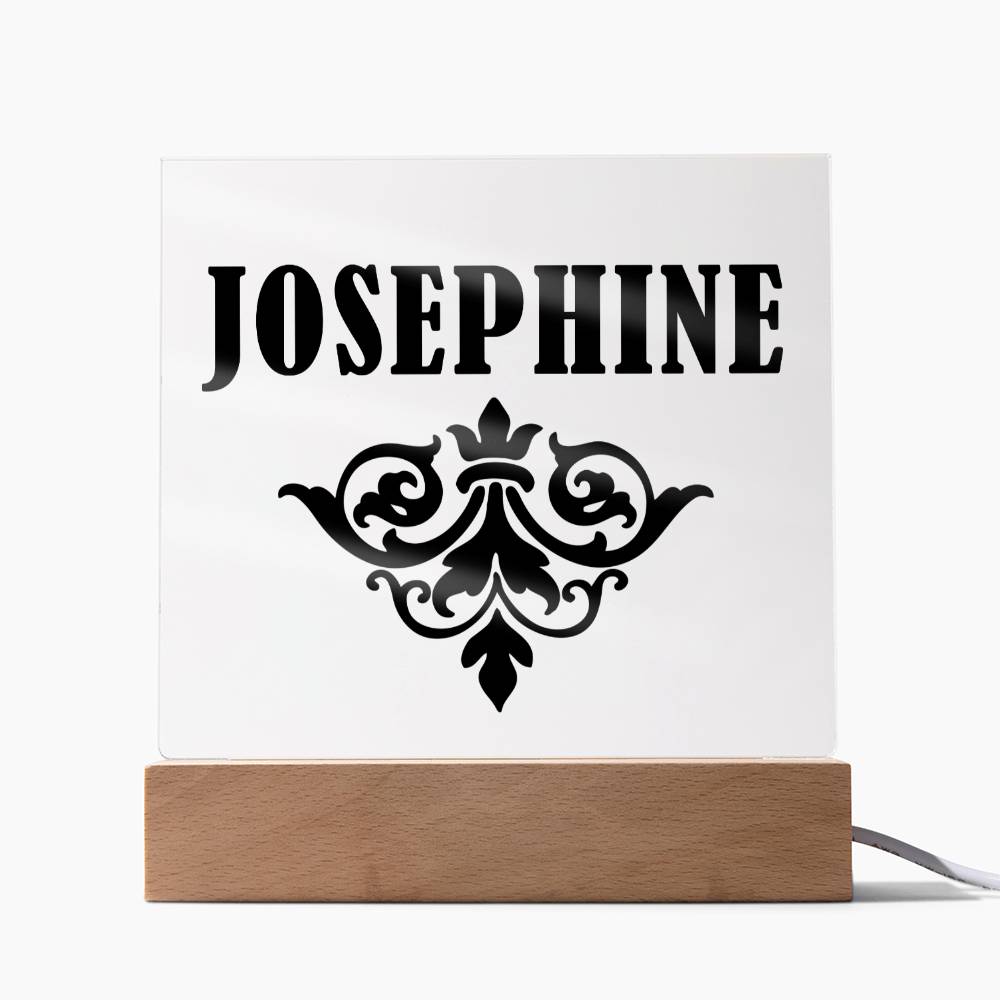 Josephine v01 - Square Acrylic Plaque