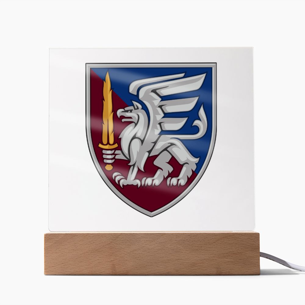 81st Airmobile Brigade (Ukraine) - Square Acrylic Plaque