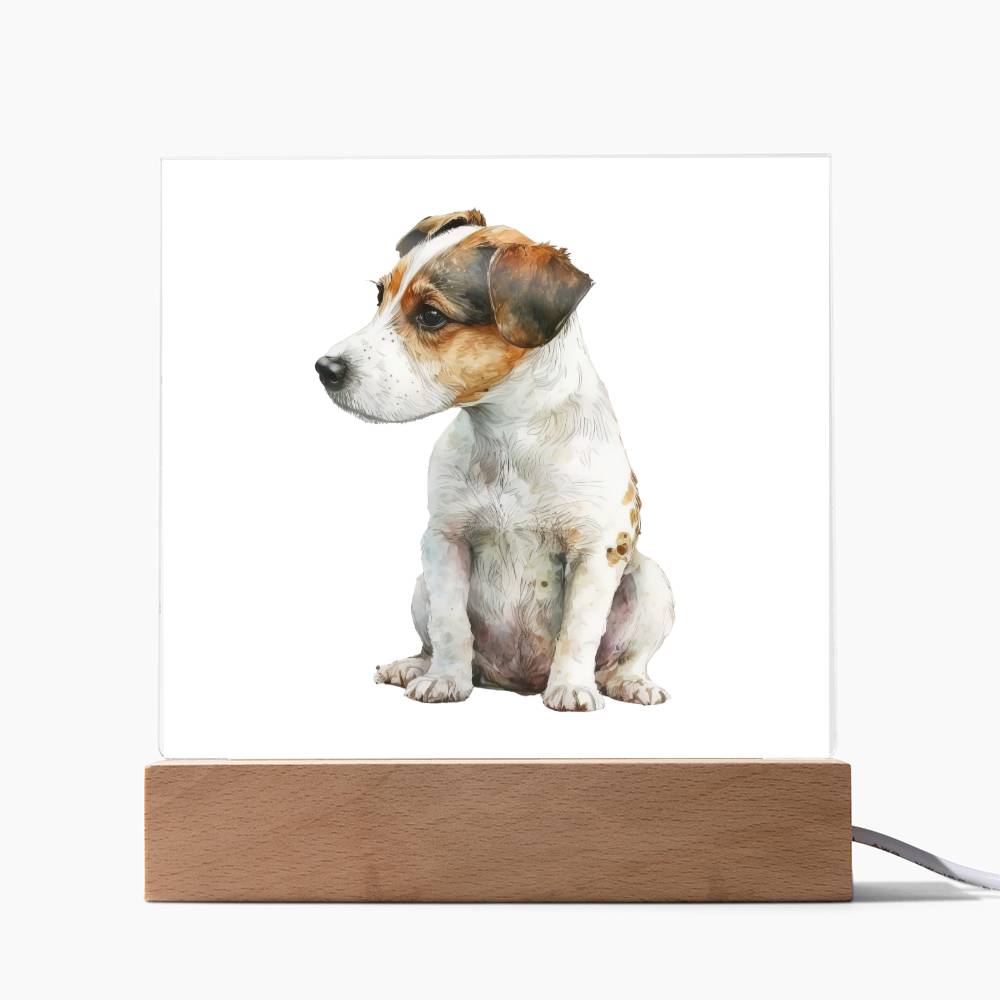Dog Lover Collection (Watercolor) 10 - Square Acrylic Plaque