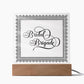 Bridal Brigade (Black) - Square Acrylic Plaque