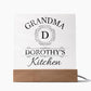 Grandma Dorothy's Kitchen - Square Acrylic Plaque