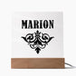 Marion v01 - Square Acrylic Plaque