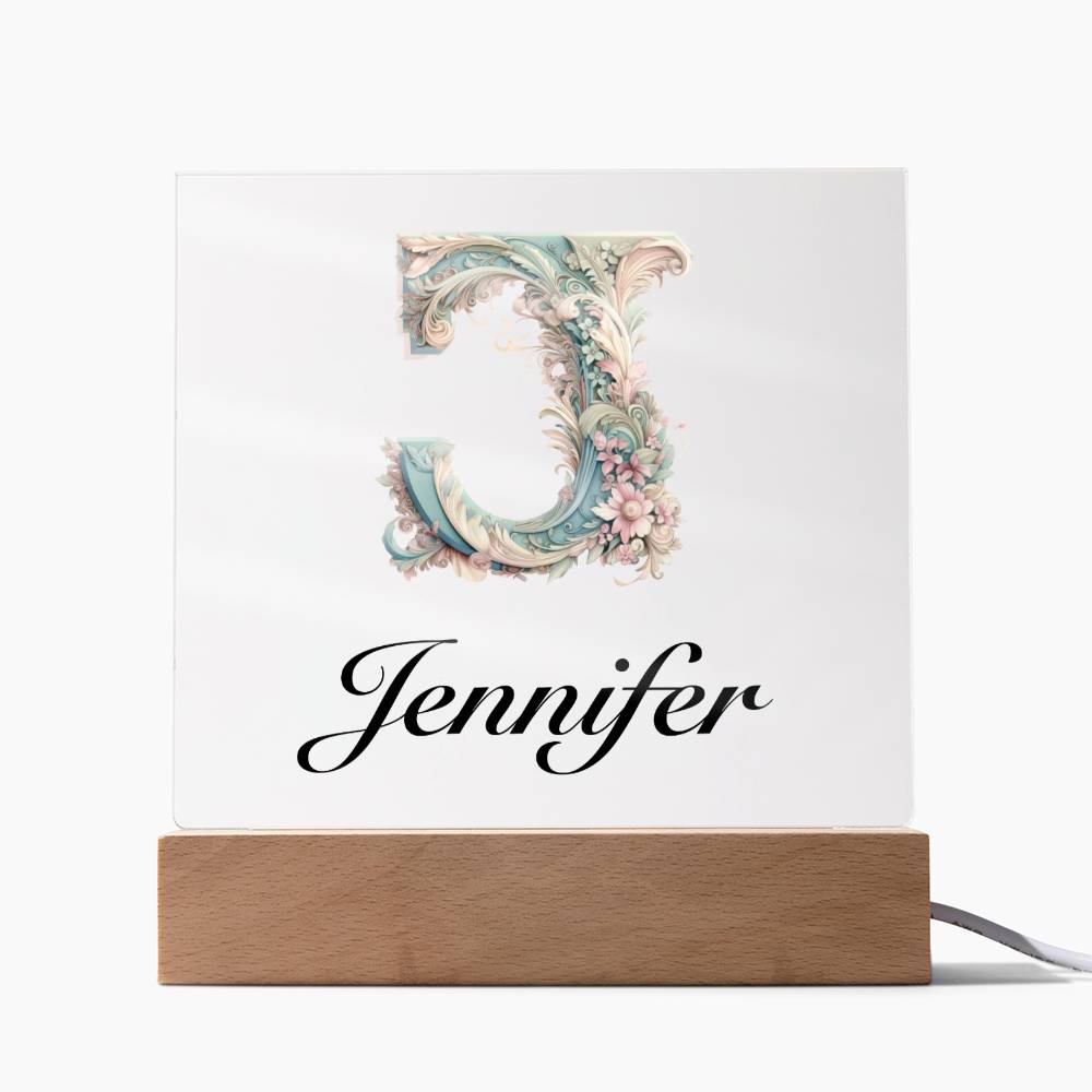Jennifer 01 - Square Acrylic Plaque