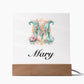 Mary 01 - Square Acrylic Plaque
