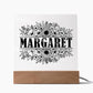 Margaret v2 - Square Acrylic Plaque