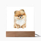 Dog Lover Collection (Watercolor) 11 - Square Acrylic Plaque