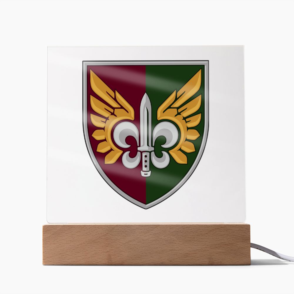 132nd Reconnaissance Battalion (Ukraine) - Square Acrylic Plaque