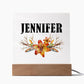 Jennifer v3 - Square Acrylic Plaque