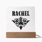 Rachel v01 - Square Acrylic Plaque