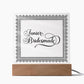 Junior Bridesmade (Black) - Square Acrylic Plaque