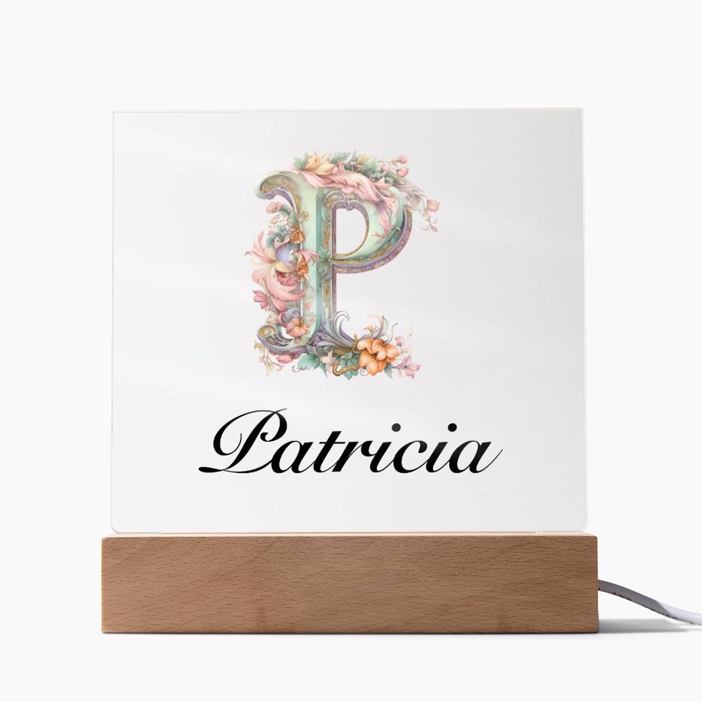 Patricia 01 - Square Acrylic Plaque