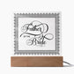 Father of the Bride (Black) - Square Acrylic Plaque