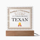 World's Greatest Texan - Square Acrylic Plaque