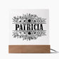 Patricia v2 - Square Acrylic Plaque