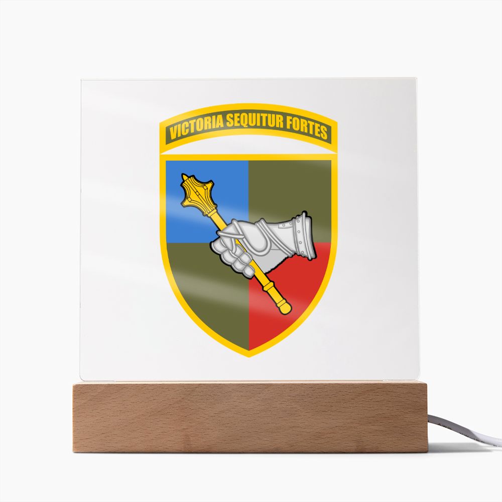 Ground Forces Command (Ukraine) - Square Acrylic Plaque