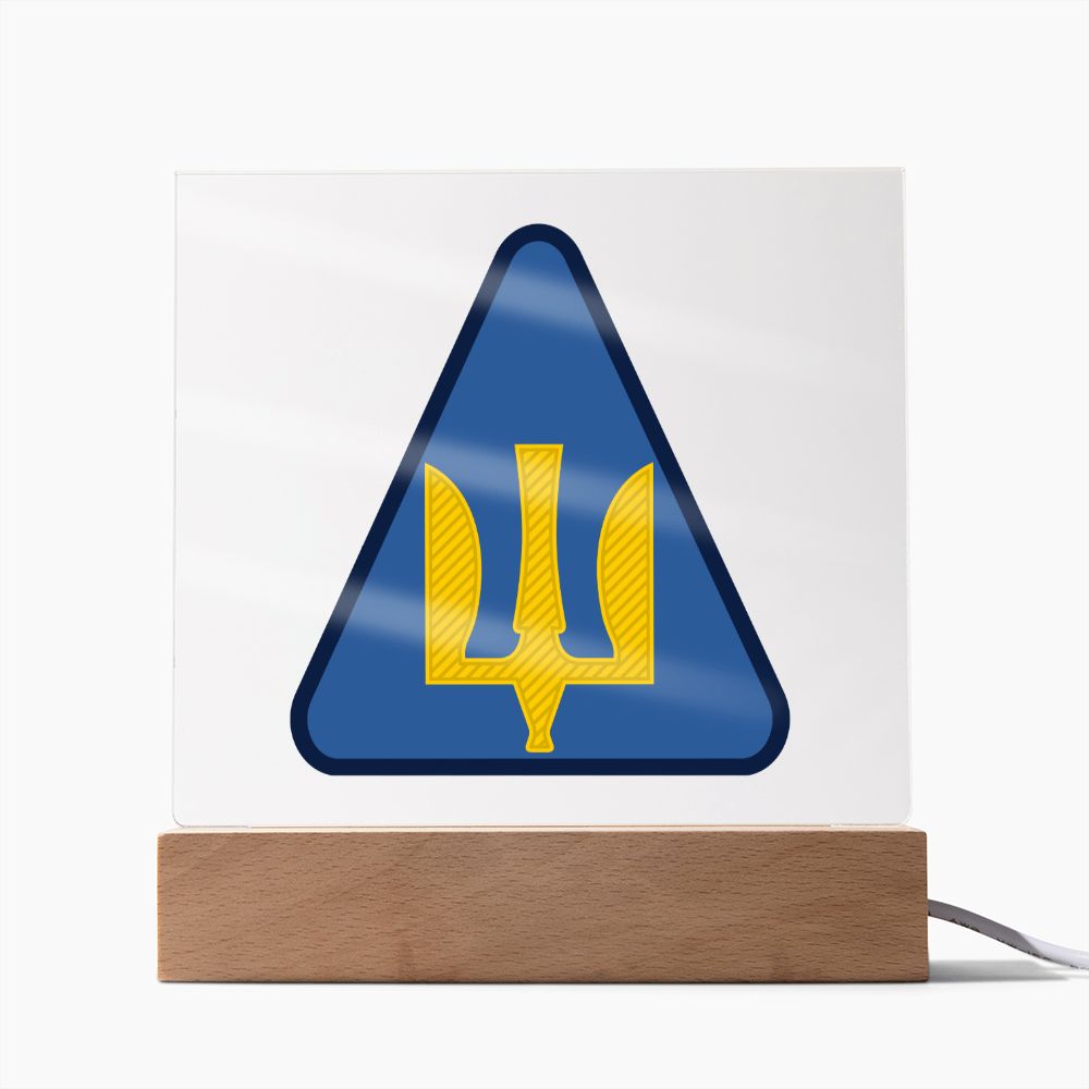 Air Force (Ukraine) - Square Acrylic Plaque