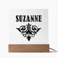 Suzanne v01 - Square Acrylic Plaque