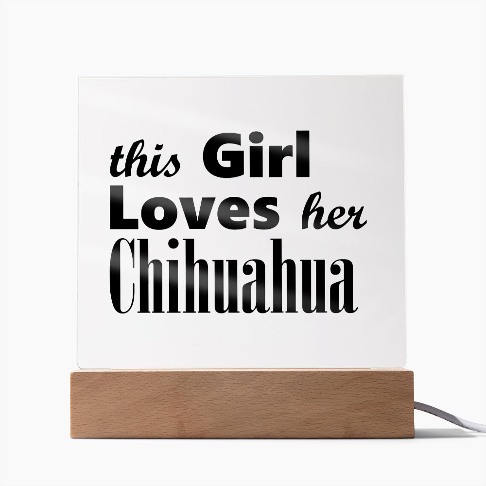 Chihuahua - Square Acrylic Plaque