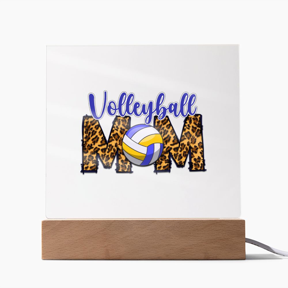 Volleyball Mom - Square Acrylic Plaque
