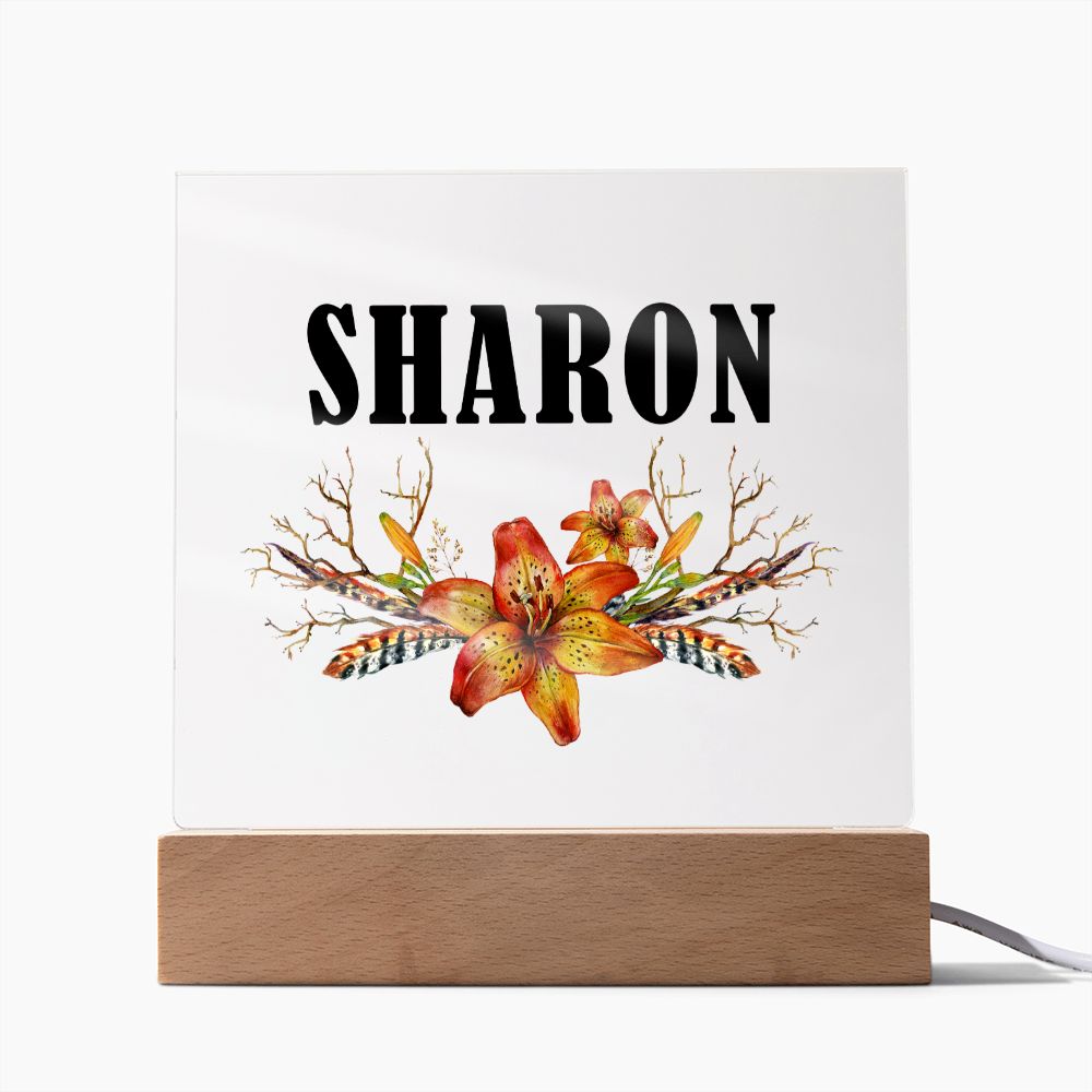 Sharon v3 - Square Acrylic Plaque