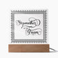 Stepmother of the Groom (Black) - Square Acrylic Plaque