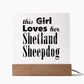 Shetland Sheepdog - Square Acrylic Plaque