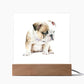 Dog Lover Collection (Watercolor) 03 - Square Acrylic Plaque