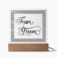 Team Groom (Black) - Square Acrylic Plaque