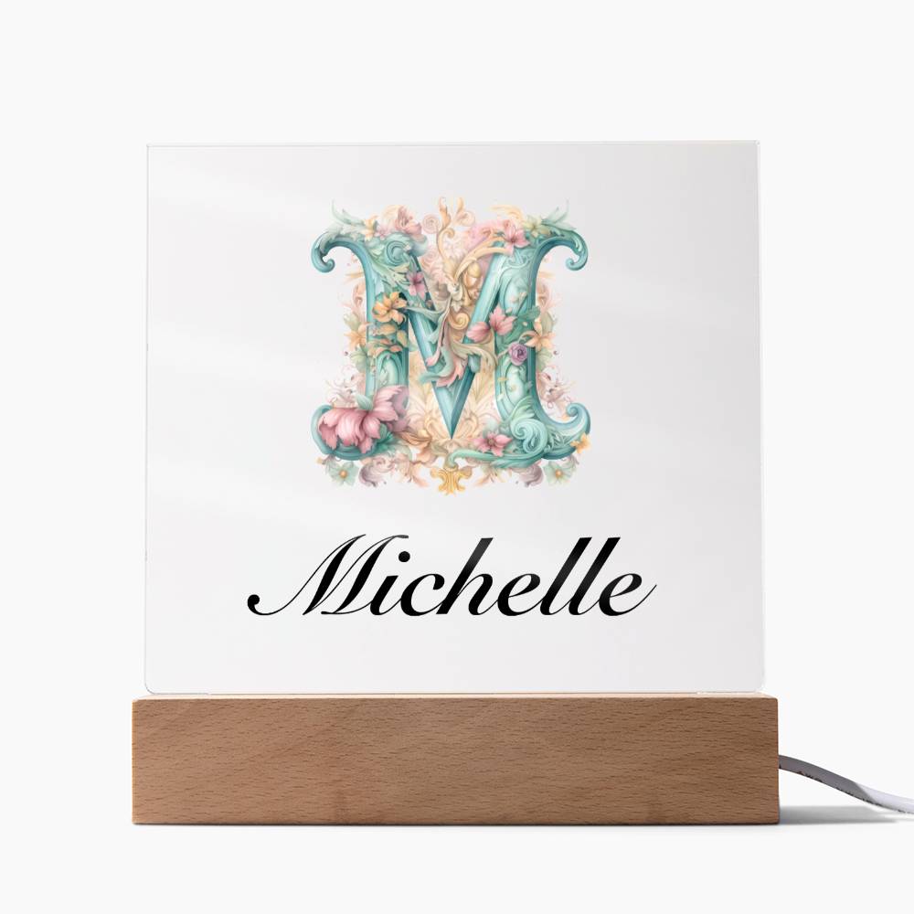 Michelle 01 - Square Acrylic Plaque
