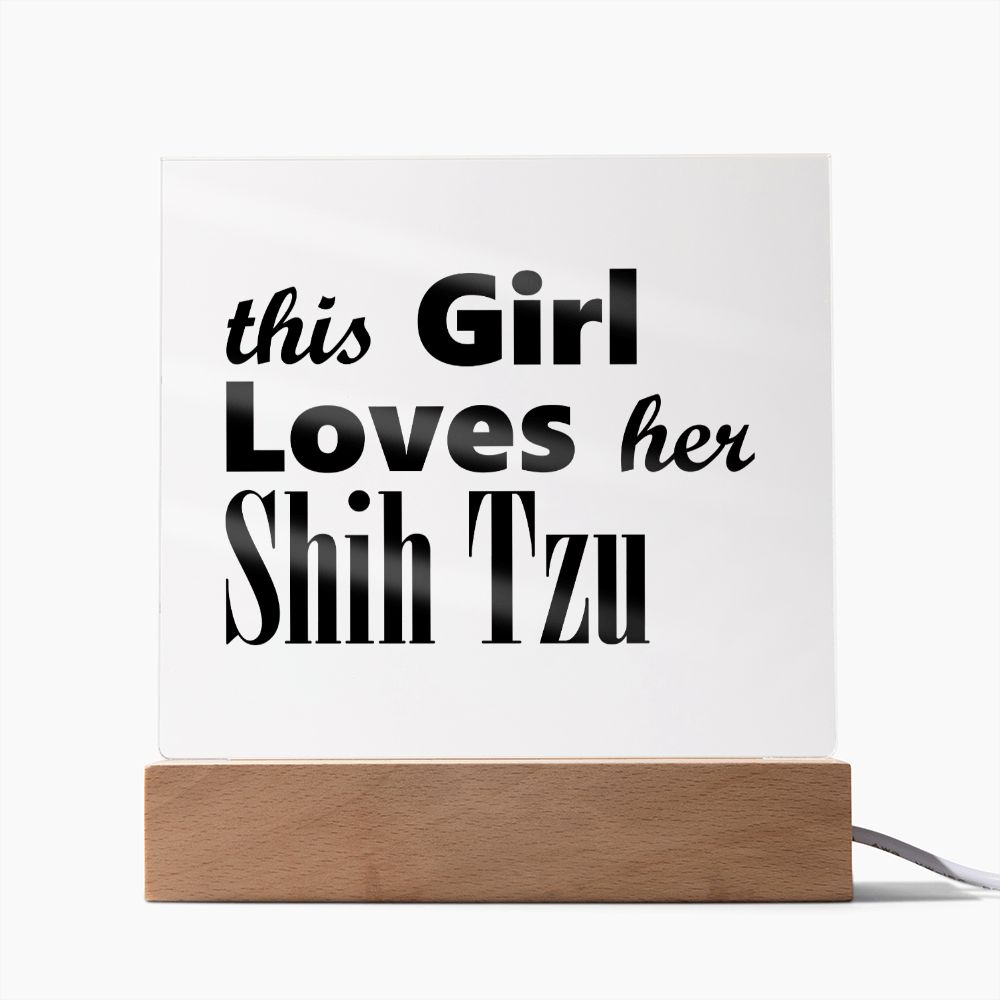 Shih Tzu - Square Acrylic Plaque