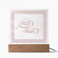 Maid of Honor (Rose) - Square Acrylic Plaque