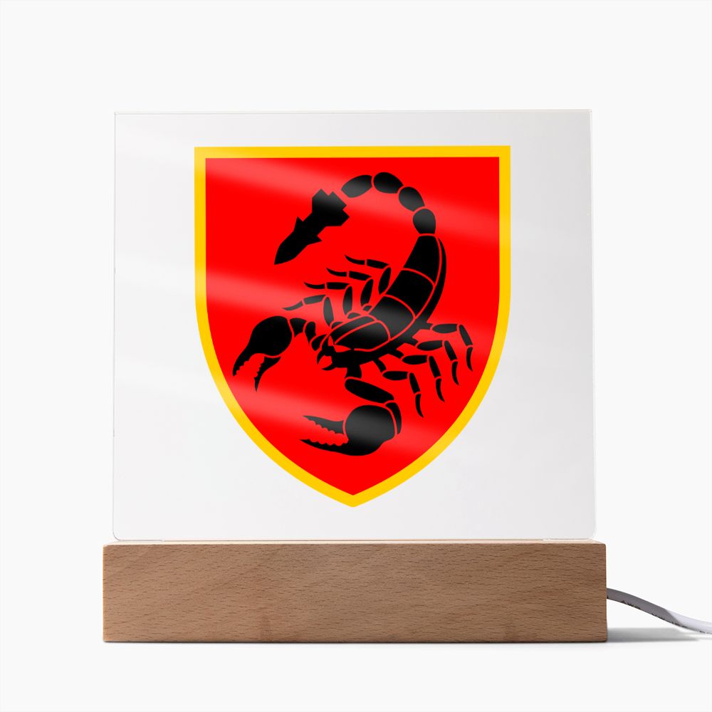 19th Missile Brigade (Ukraine) - Square Acrylic Plaque