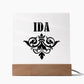 Ida v01 - Square Acrylic Plaque
