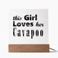 Cavapoo - Square Acrylic Plaque
