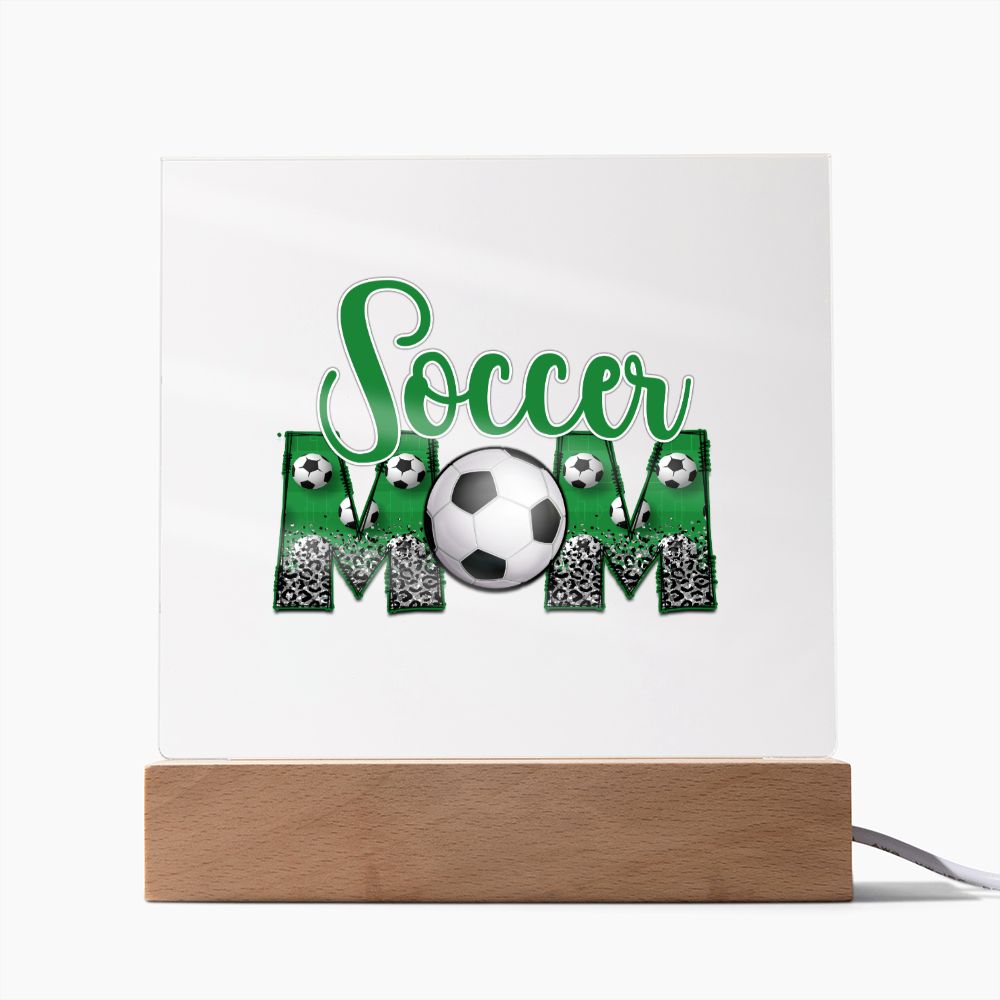 Soccer Mom - Square Acrylic Plaque
