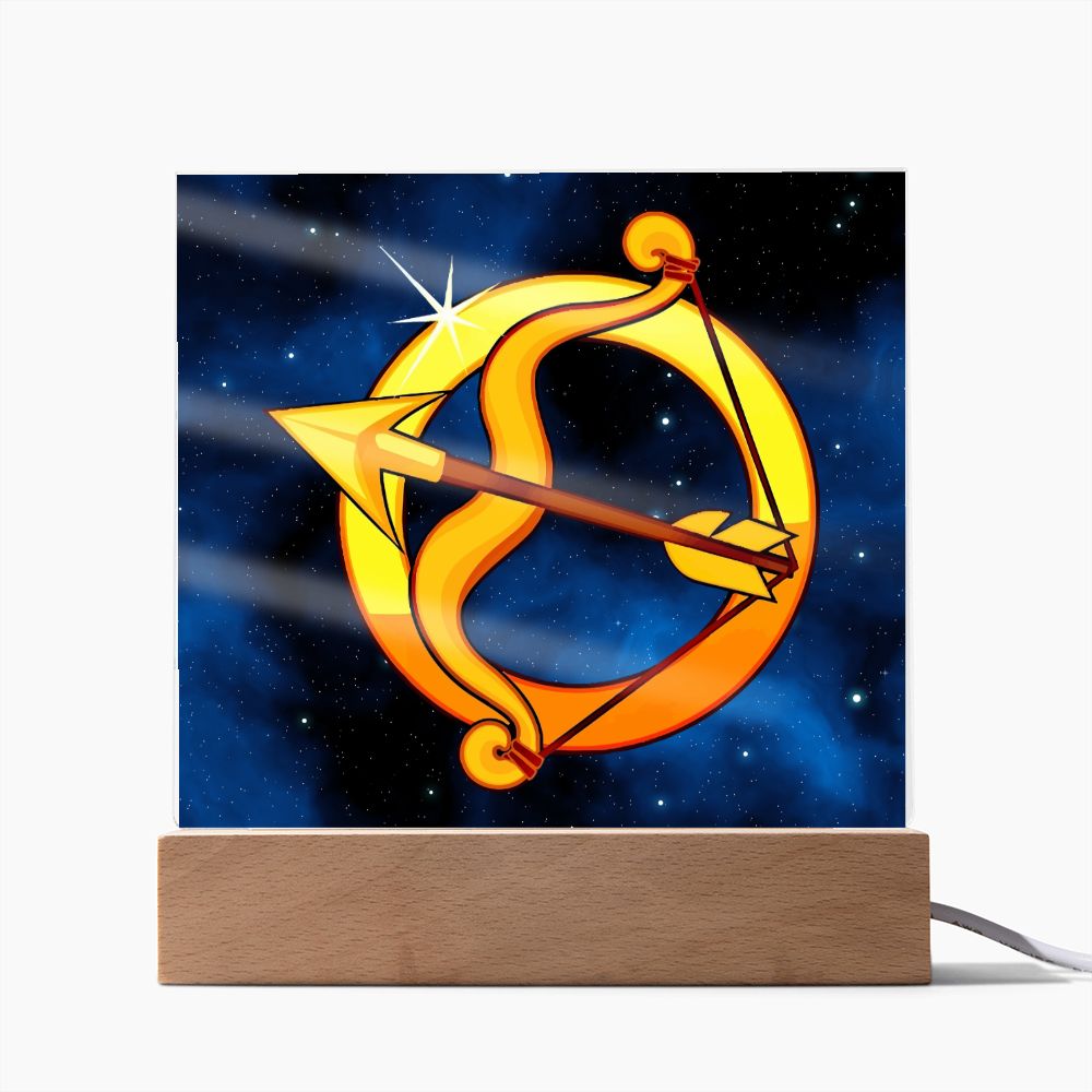 Zodiac Sign Sagittarius - Square Acrylic Plaque