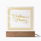 Wedding Planner (Gold) - Square Acrylic Plaque