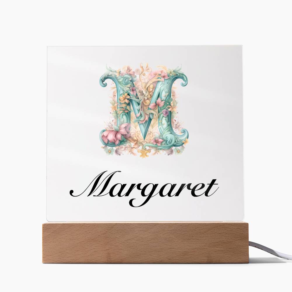 Margaret 01 - Square Acrylic Plaque