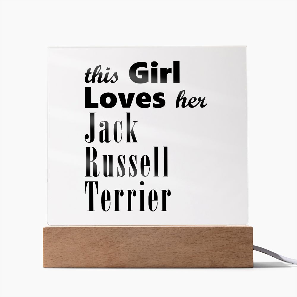 Jack Russell Terrier - Square Acrylic Plaque