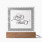 Maid of Honor (Black) - Square Acrylic Plaque