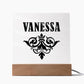 Vanessa v01 - Square Acrylic Plaque