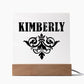 Kimberly v01 - Square Acrylic Plaque