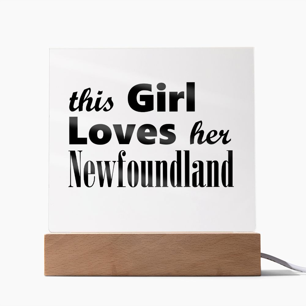 Newfoundland - Square Acrylic Plaque