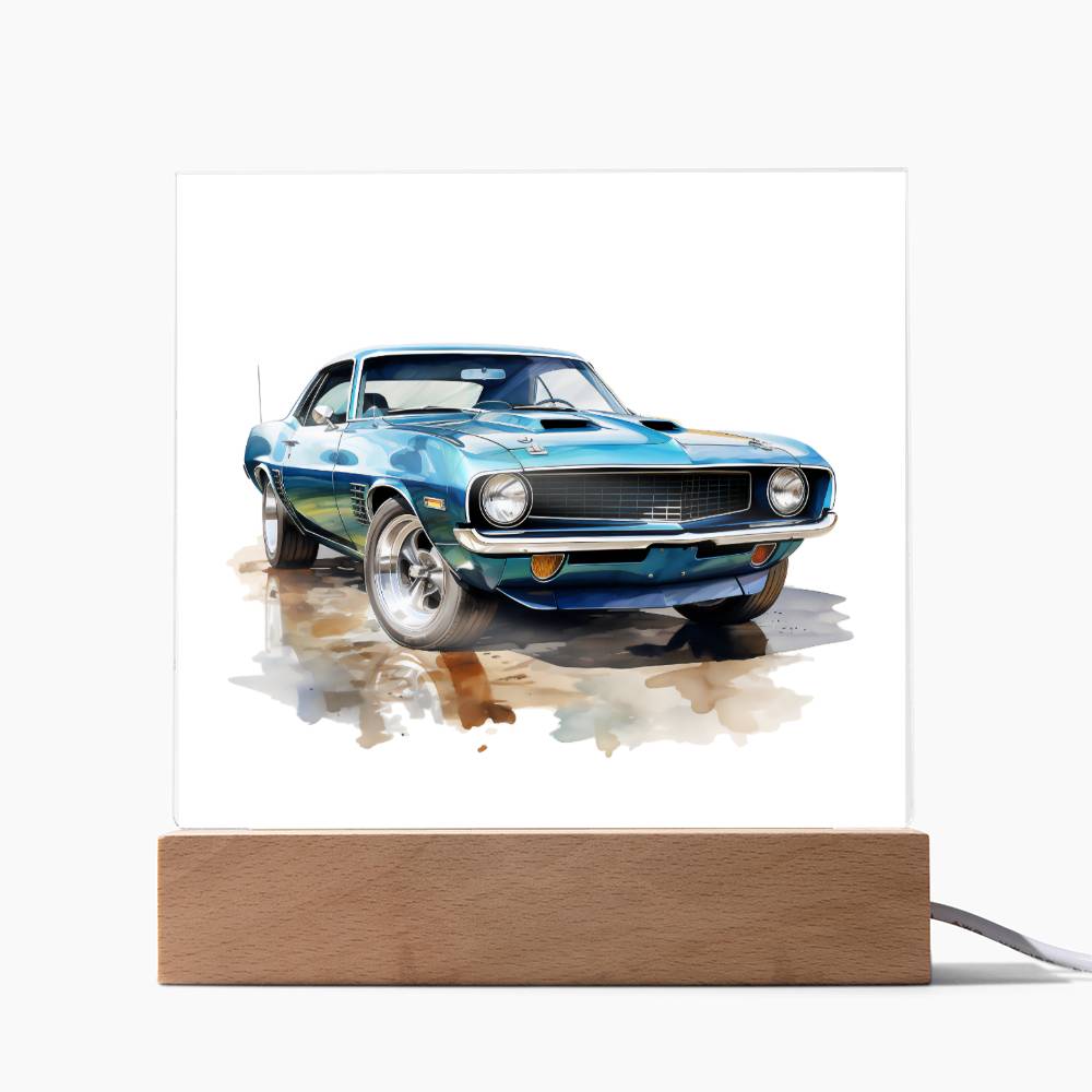 Muscle Car 12 - Square Acrylic Plaque