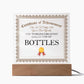 World's Greatest Collector Of Bottles - Square Acrylic Plaque