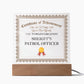 World's Greatest Sheriff's Patrol Officer - Square Acrylic Plaque