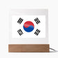 Korean Flag - Square Acrylic Plaque