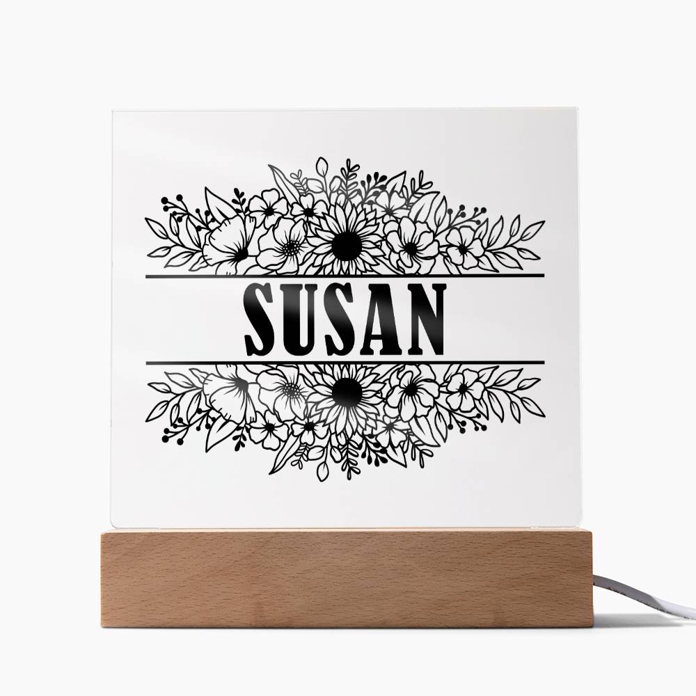 Susan v2 - Square Acrylic Plaque